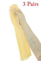 Elbow Length Latex Fisting Gloves (Pack of 3)