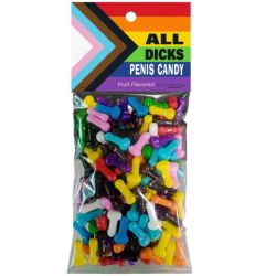 BUY ONE, GET ONE FREE! 2 X All Dicks Penis Candy 110g bags
