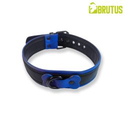 BRUTUS Vegan Puppy Collar Black & Blue
