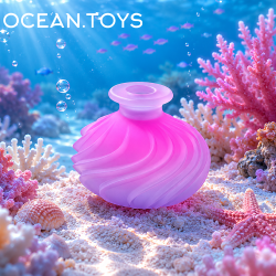 Ocean Toys Coral Clitoral Stimulator - Fuchsia