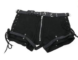 Re-Kinked - Men's Suede Style Bondage Shorts