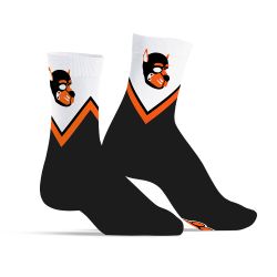SneakXX Kinky Puppy Sneaker Socks PUPPY HOOD Orange