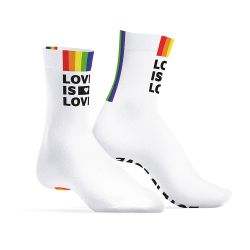 SneakXX Sneaker Socks LOVE IS LOVE White