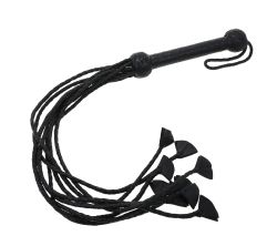 Re-Kinked - Premium Leather Flogger with Flower Tips