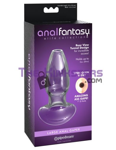 Anal Fantasy Elite Large Anal Glass Gaper Plug