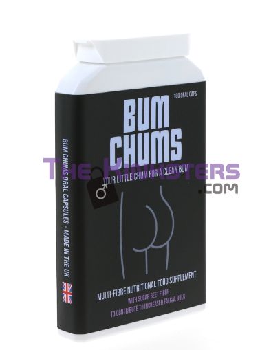Bum Chums 100 Caps - Multi-Fibre Cleanliness Supplement with Sugar Beet 