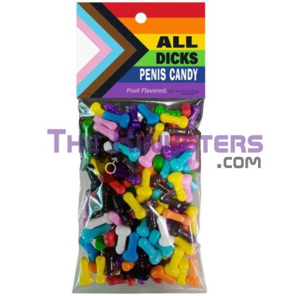 BUY ONE, GET ONE FREE! 2 X All Dicks Penis Candy 110g bags