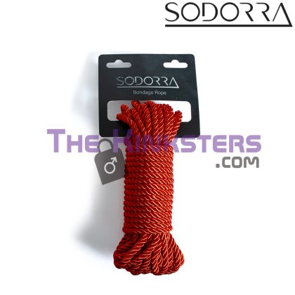 SODORRA Bondage Rope Red 10m