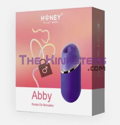 Honey Play Box Abby Mini Clit Tongue Licking Vibrator Purple