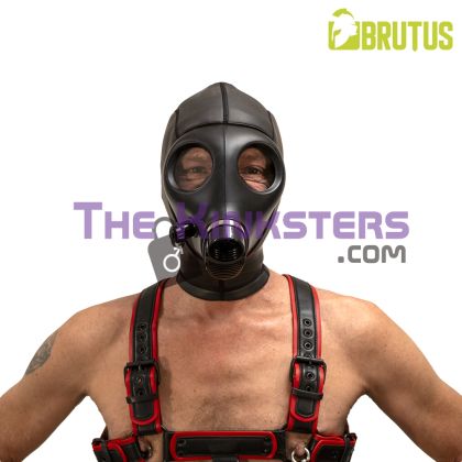 BRUTUS Neoprene Alien Gas Mask Hood