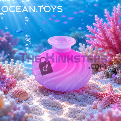 Ocean Toys Coral Clitoral Stimulator - Fuchsia