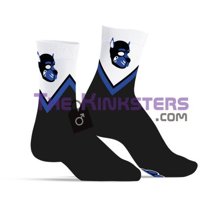 SneakXX Kinky Puppy Sneaker Socks PUPPY HOOD Blue