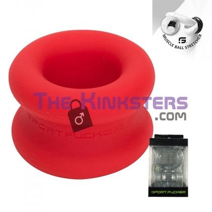 Muscle Ball Stretcher Red
