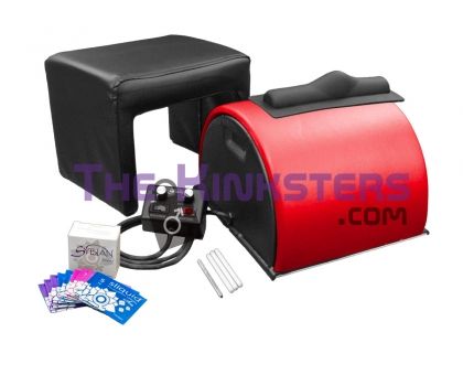 Sybian With Matching Stool - Blushing Red