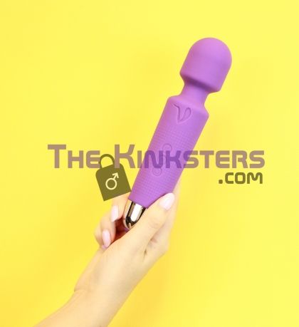 Mini Halo Wand Vibrator 20 Vibrations Purple