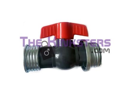 Gas Mask Hose Connector with Shut Off Valve (Various Options)