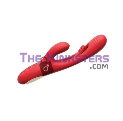 Bora - Rabbit Tapping G-spot Vibrator Red