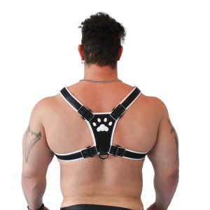 Brutus Puppy Harness Black & White