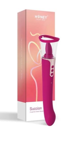 Succion - 3 in 1 Clitoral Sucking G Spot Vibrator & Clit Licking Tongue Purple