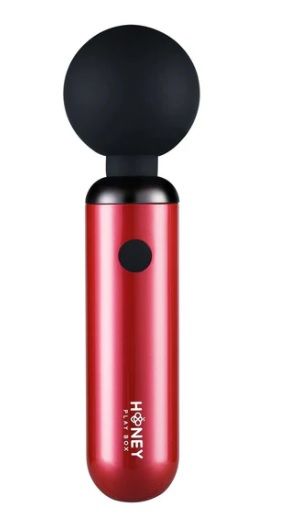 Pomi Wand - Clitoral and Body Wand Vibrator Red Plus Attachment Bundle