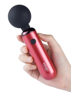 Pomi Wand - Clitoral and Body Wand Vibrator Red Plus Attachment Bundle