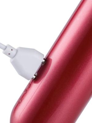 Pomi Wand - Clitoral and Body Wand Vibrator Red Plus Attachment Bundle