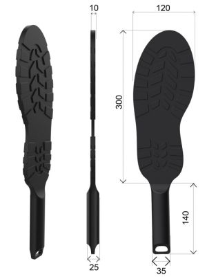 Silicone Boot Paddle