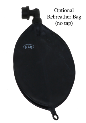 Male Screw Fit to Male Push Fit Right Angle Gas Mask Connector