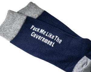 Dani Daniels "Fuck Me Like The Government" Socks