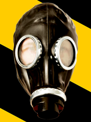 GP5-CC Gas Mask - Converted for Rebreathing - Black