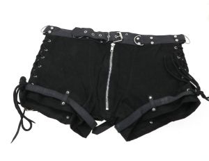 Re-Kinked - Men's Suede Style Bondage Shorts