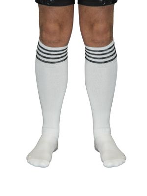Mister B Cruising Football Socks BTTM White
