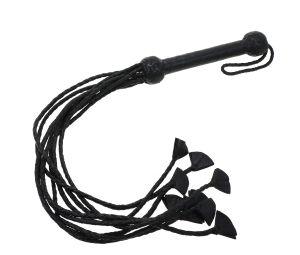 Re-Kinked - Premium Leather Flogger with Flower Tips