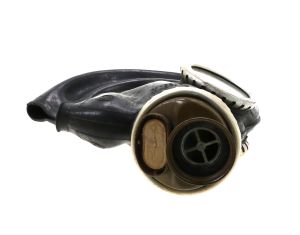 Re-Kinked GP5-CC Gas Mask - Converted for Rebreathing - Black