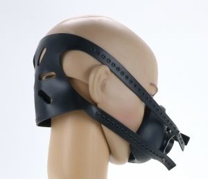 Anaesthetic Mask with Black Heavy Duty Harness (Push Fit)
