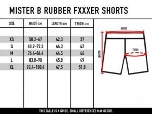 Mister B Rubber Fucker Shorts Red