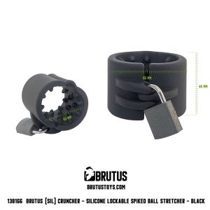 Brutus Lockable Silicone Ball Stretcher