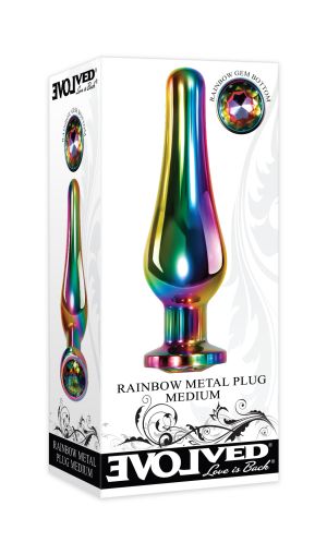 Rainbow Metal Plug - Medium