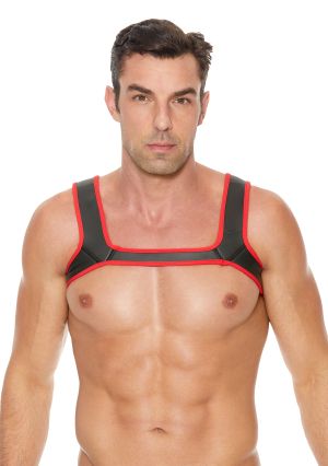 Ouch! Neoprene Harness Red