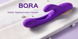 Bora - Rabbit Tapping G-spot Vibrator Purple